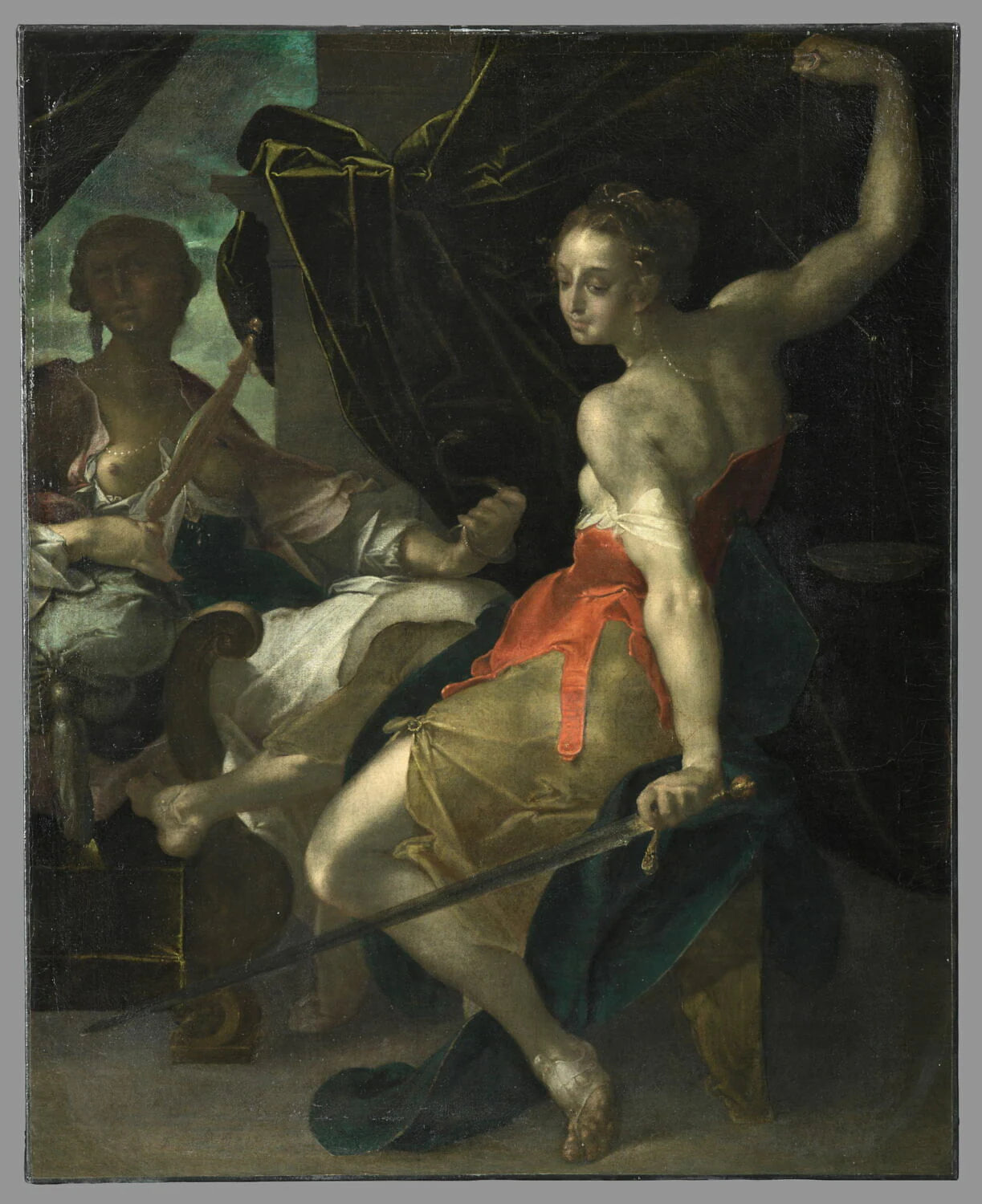 Allégorie de la Justice et de la Prudence - Bartholomeus Spranger