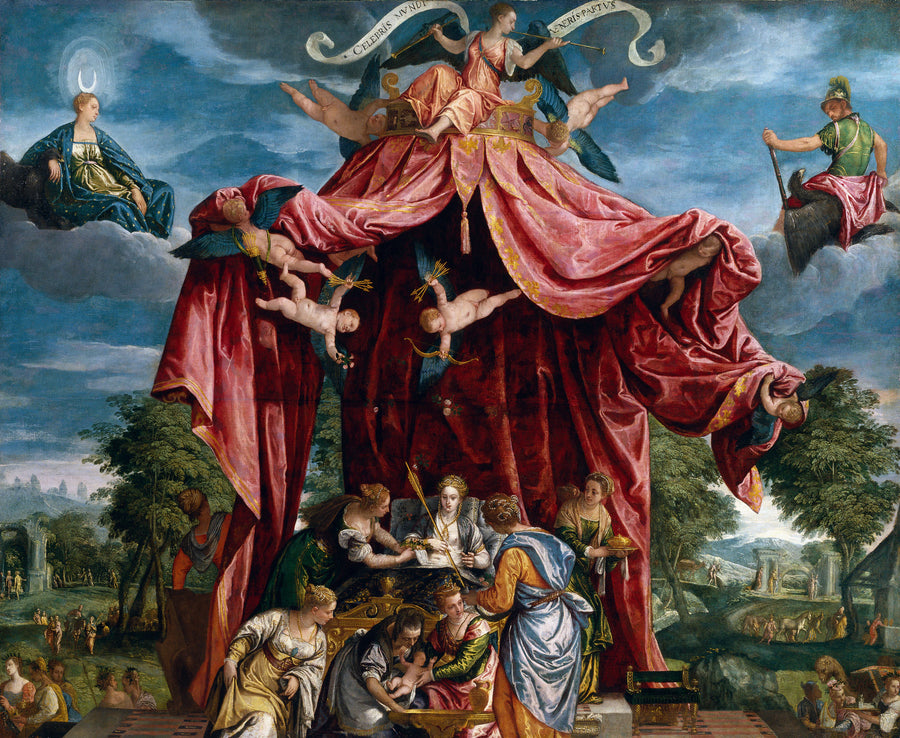 Allégorie de la Naissance de l'Infant Don Fernando - Parrasio Micheli