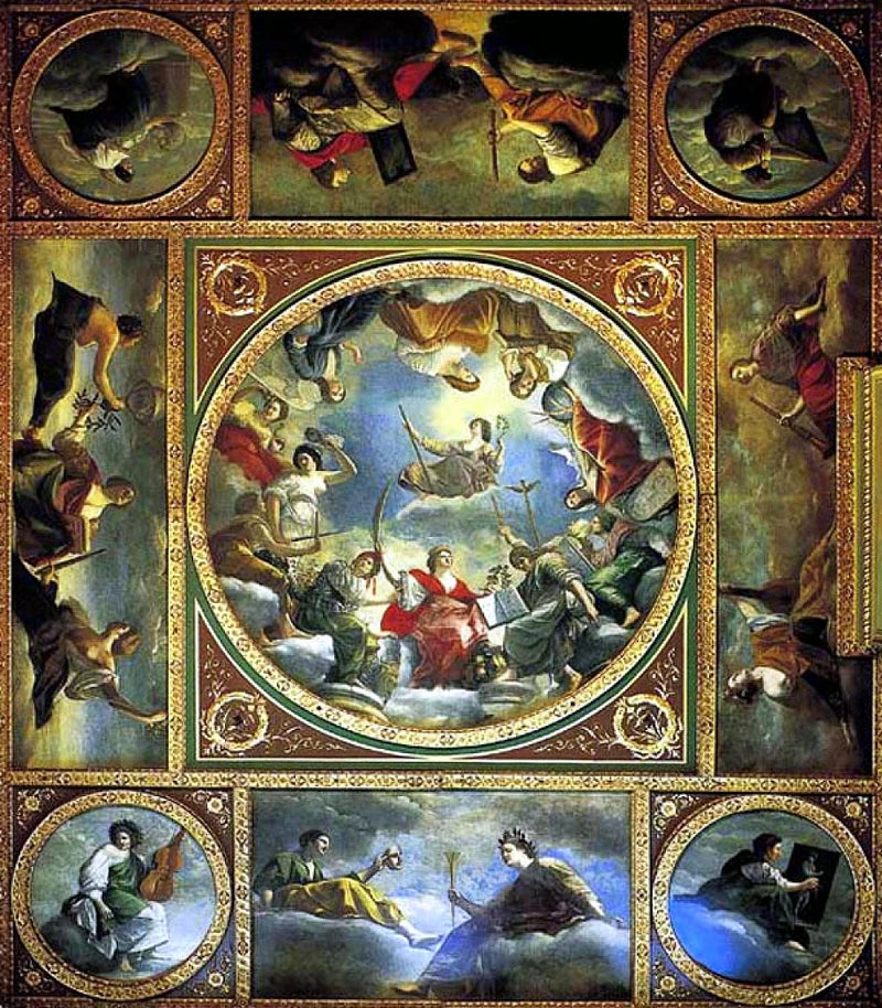 Allégorie de la Paix et des Arts sous la Couronne anglaise - Artemisia Gentileschi