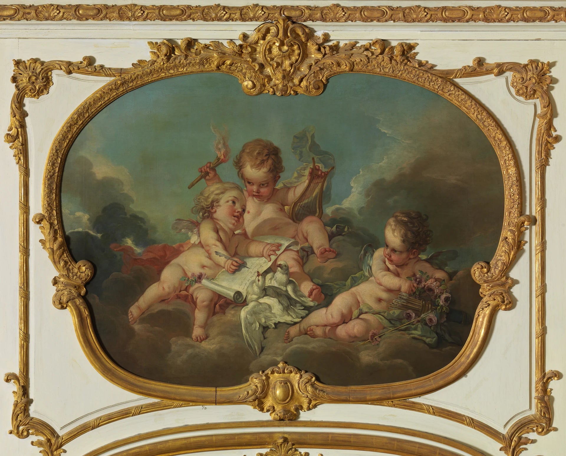 Allégorie de la poésie lyrique - François Boucher