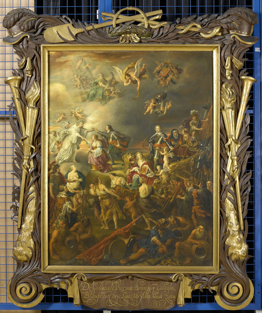 Allégorie du temps de paix sous le stathouder Guillaume II - Adriaen van Nieulandt