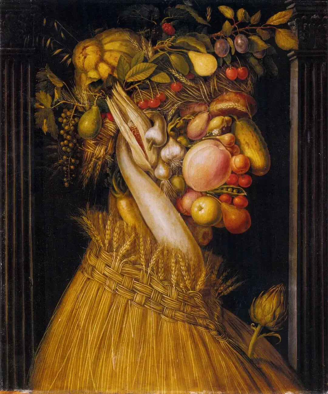 Allegory of Summer - Giuseppe Arcimboldo image 1 copie de tableau peinte à la main