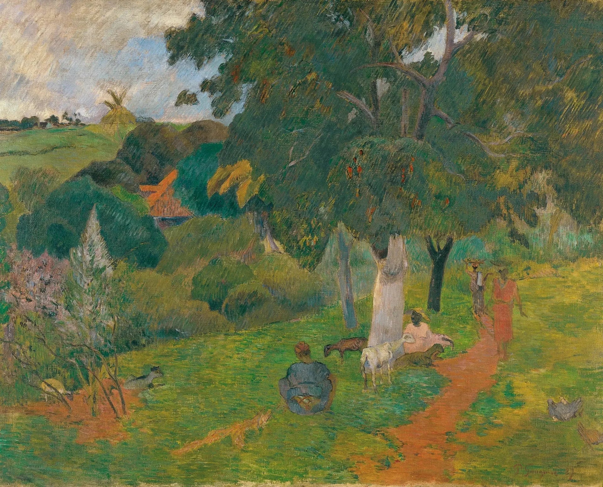 Allés et Venues, Martinique - Paul Gauguin image 1 tableau peint à l’huile sur toile