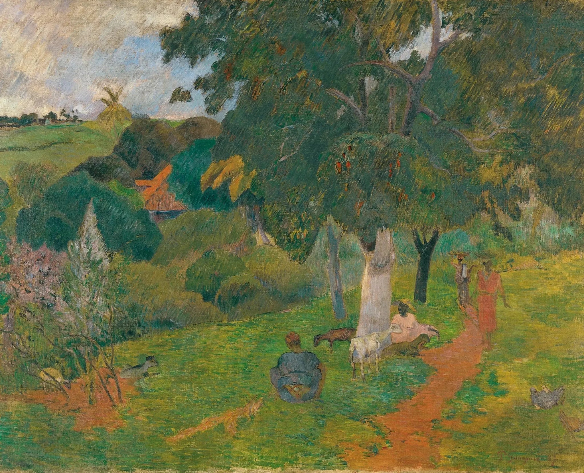 Allés et Venues, Martinique - Paul Gauguin image 1 tableau peint à l’huile sur toile