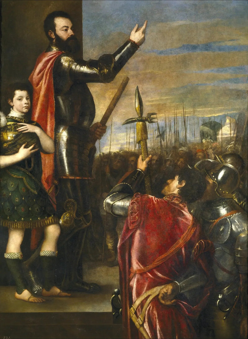 Allocution d'Alphonse d'Avalos - Titian