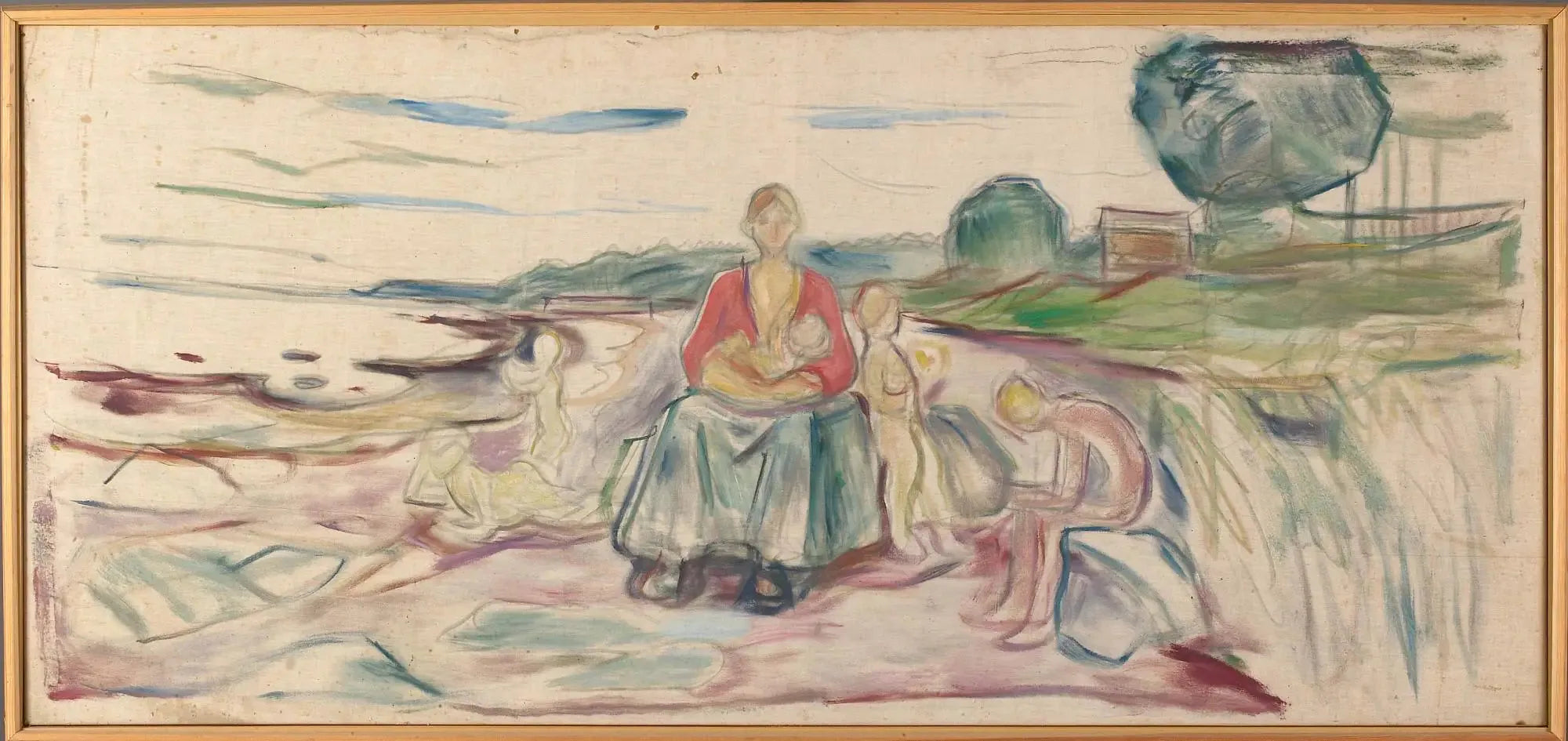 Alma mater - Edvard Munch image 1 reproduction de peinture à l’huile
