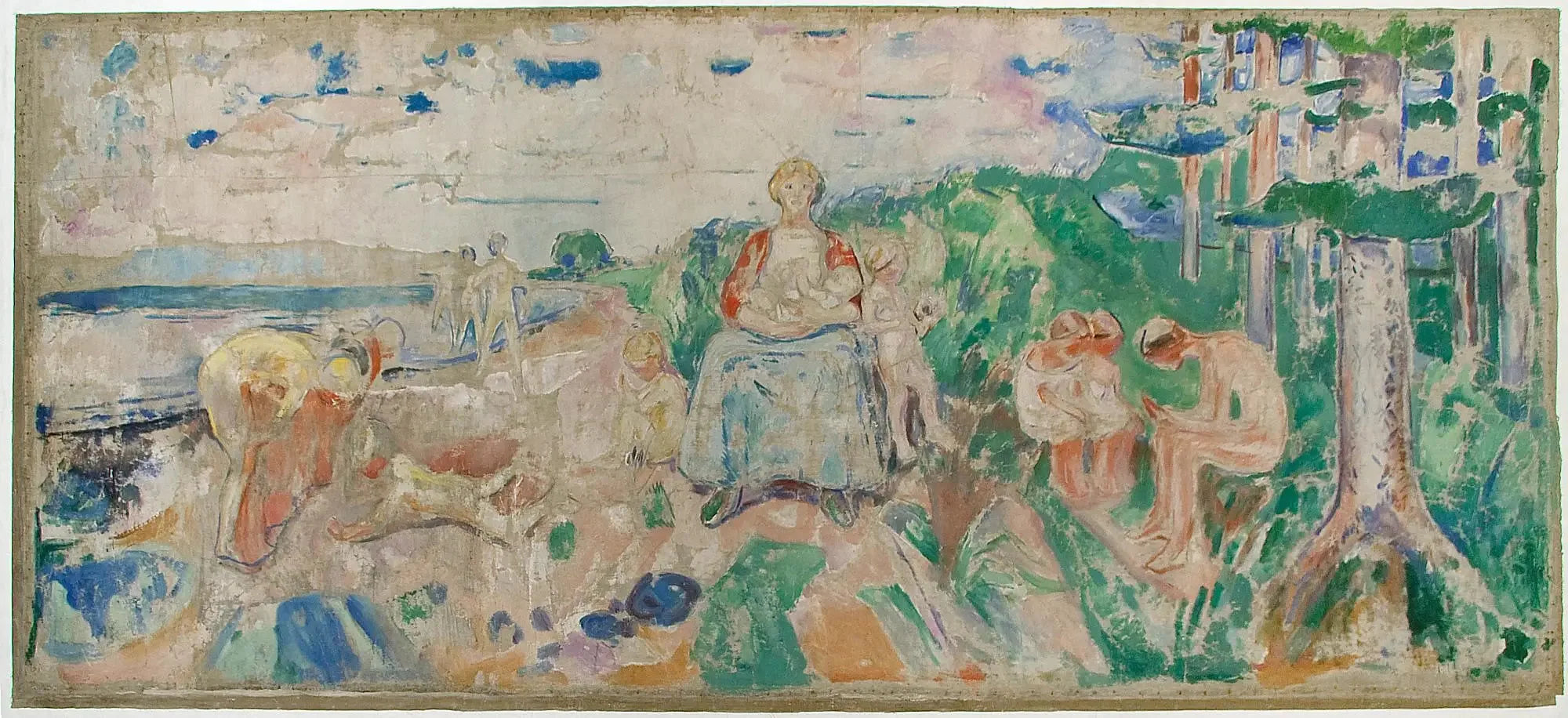 Alma mater - Edvard Munch image 1 copie peinte à la main à l’huile