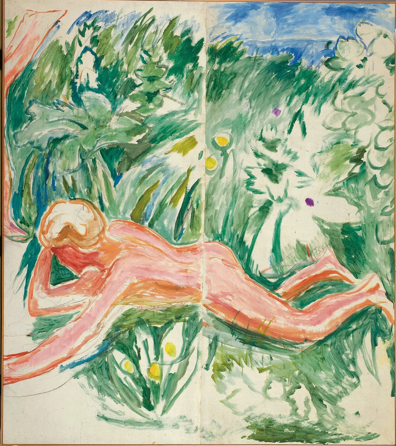Alma Mater : garçon allongé - Edvard Munch