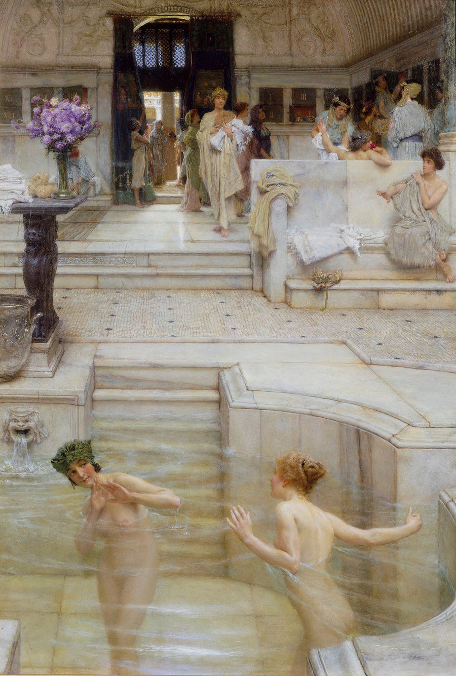 A Favourite Custom - Lawrence Alma-Tadema