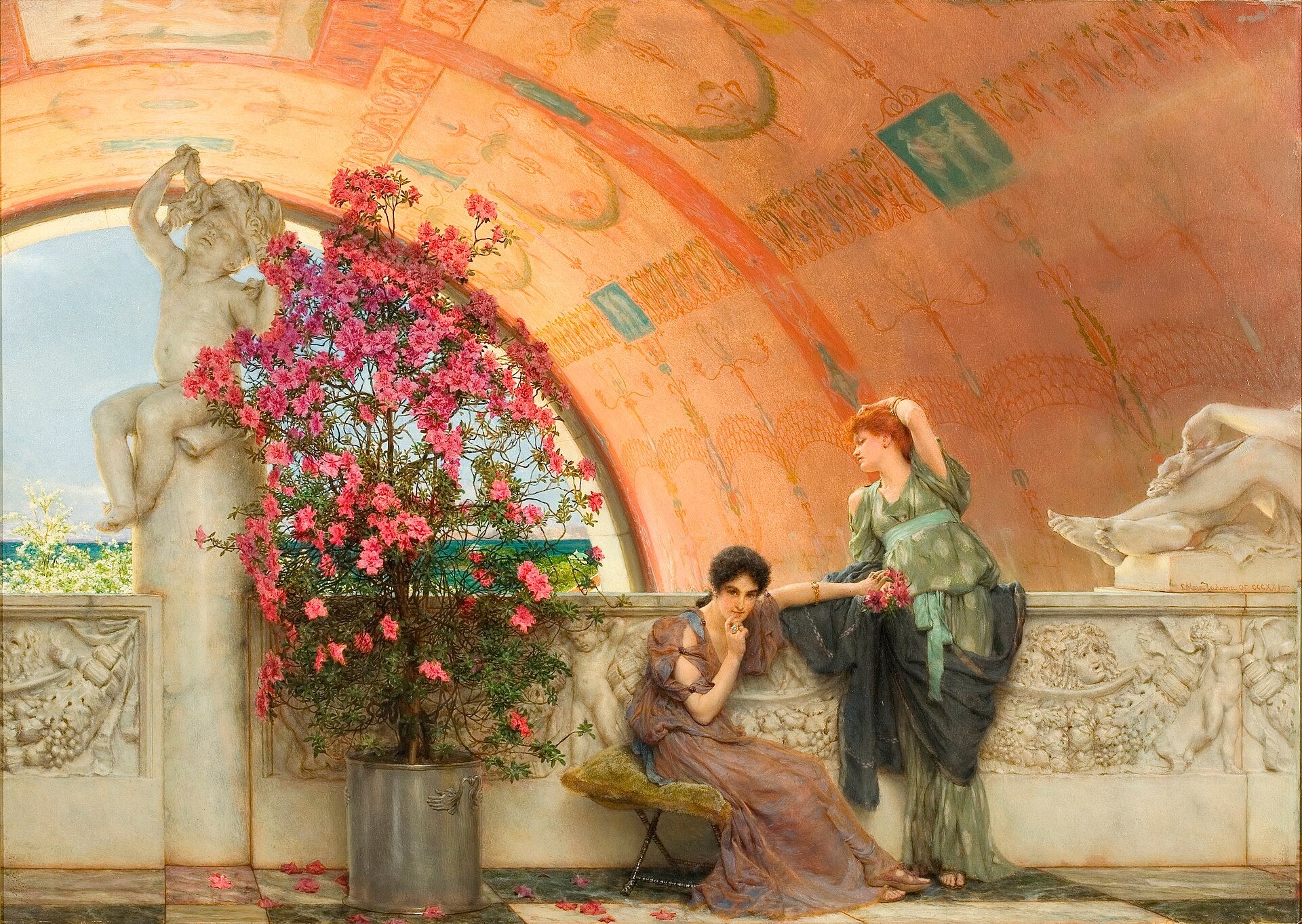 Unconscious Rivals - Lawrence Alma-Tadema