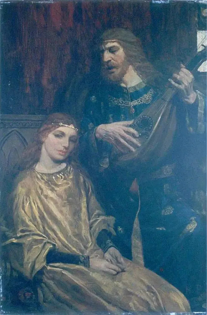 Alors chanta Sire Edward - Howard Pyle image 1 reproduction d’œuvre d’art à l’huile