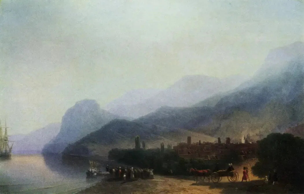 Alouchta - Ivan Aïvazovski image 1 tableau peint à l’huile sur toile