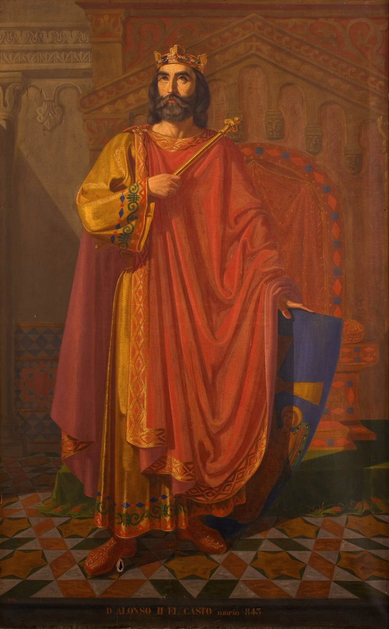 Alphonse II le Chaste - Mariano de la Roca y Delgado