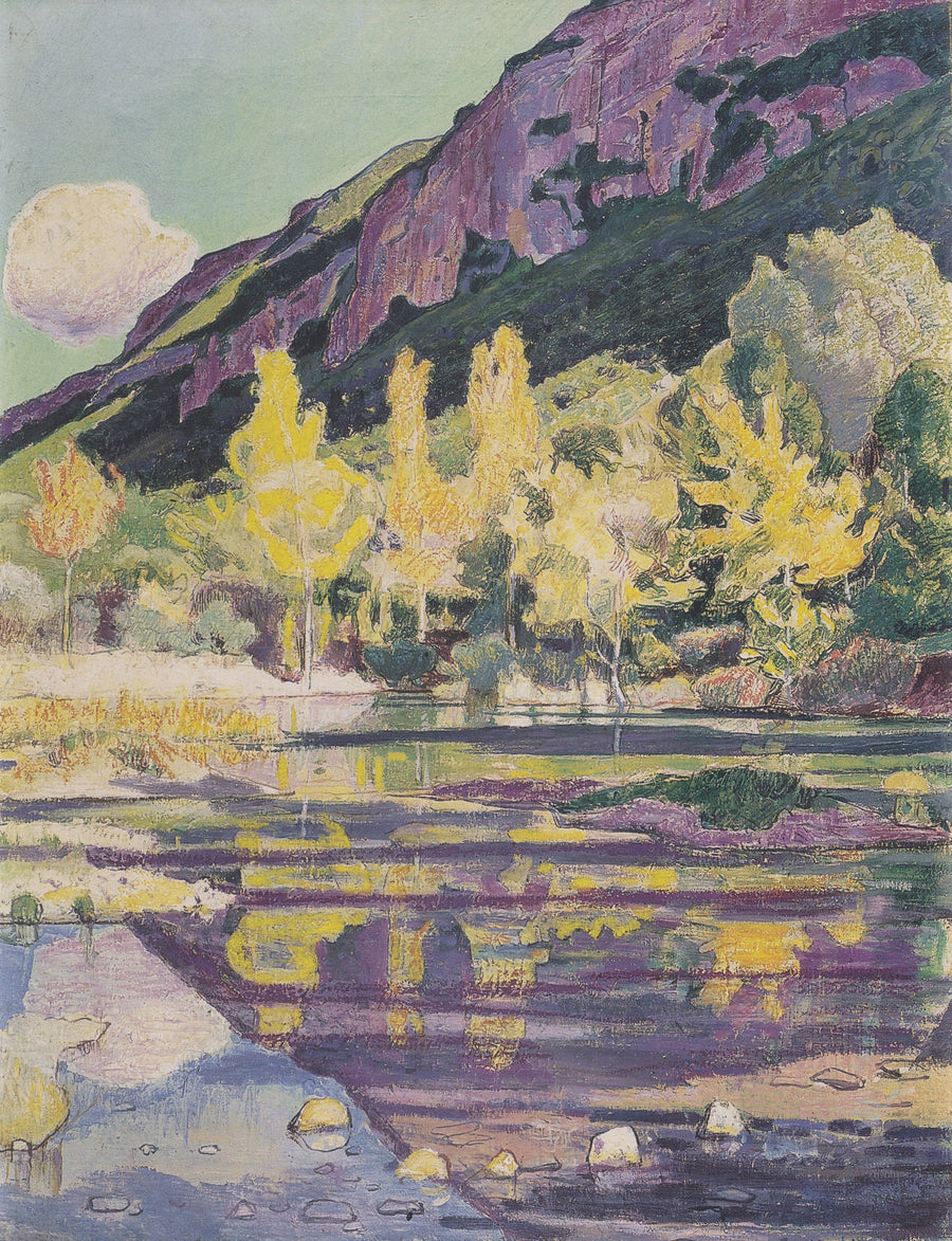 Am Fuss des Petit Salève - Ferdinand Hodler