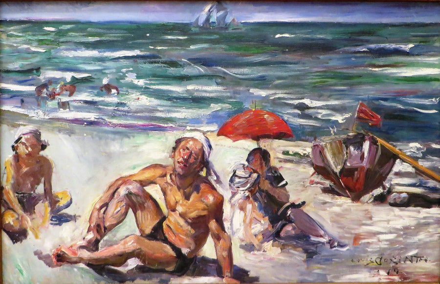Am Strand von Forte dei Marmi - Lovis Corinth
