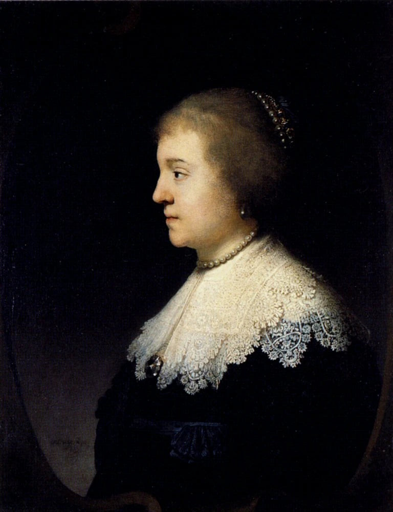 Portrait de la princesse Amalia van Solms – Rembrandt, 1632