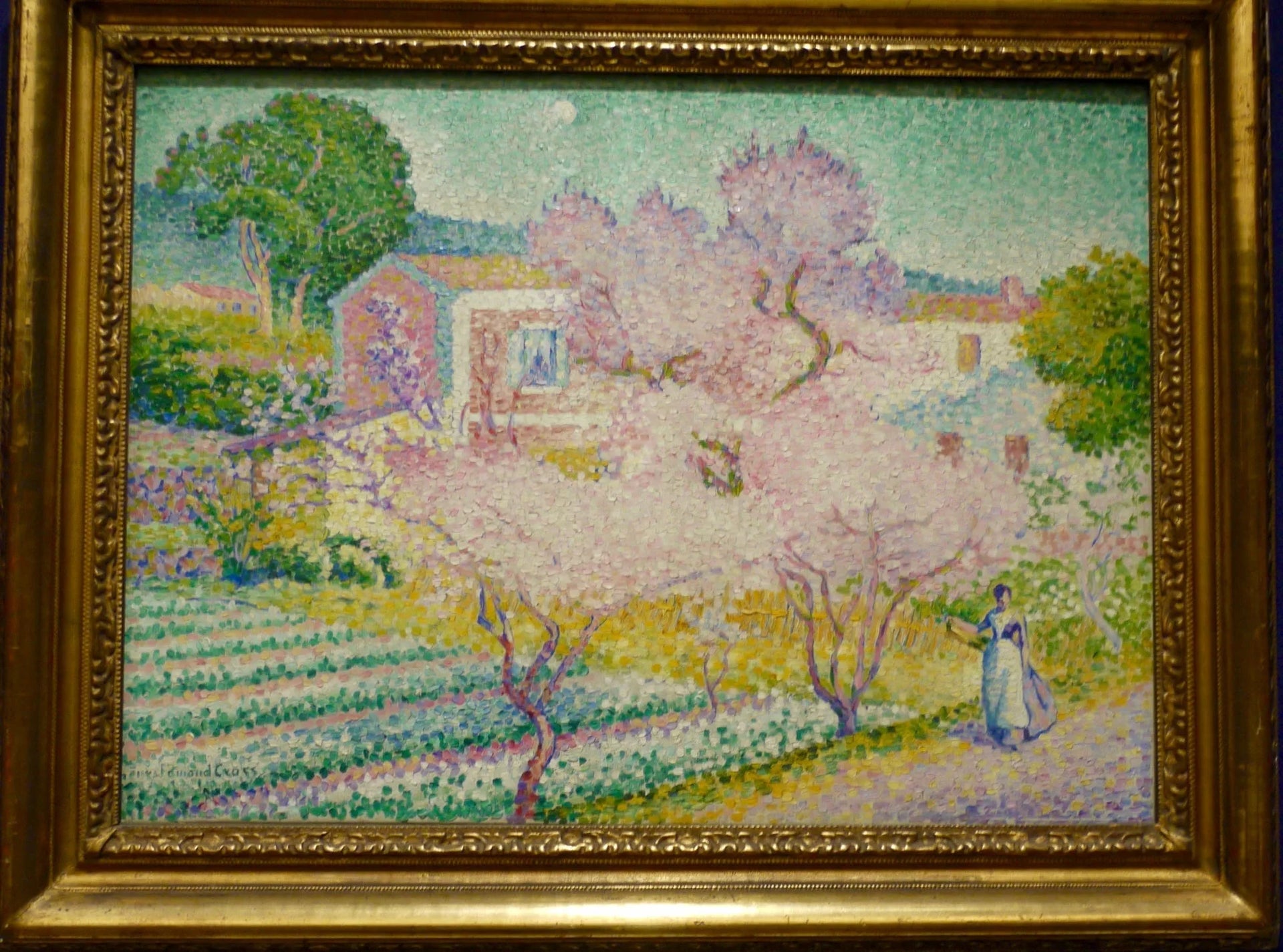 Amandiers en fleurs - Henri-Edmond Cross image 1 reproduction de peinture à l’huile