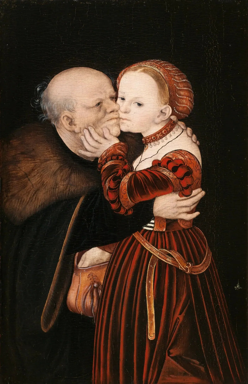 Amants mal assortis - Lucas Cranach the Elder