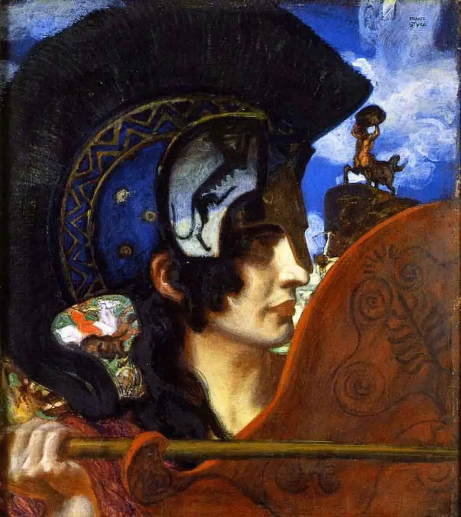 Amazone en Combat - Franz Von Stuck