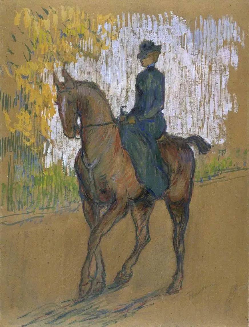 Amazone - Henri de Toulouse-Lautrec image 1 reproduction artisanale de tableau