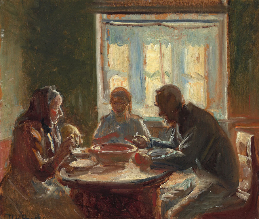 Ambiance matinale. - Michael Peter Ancher