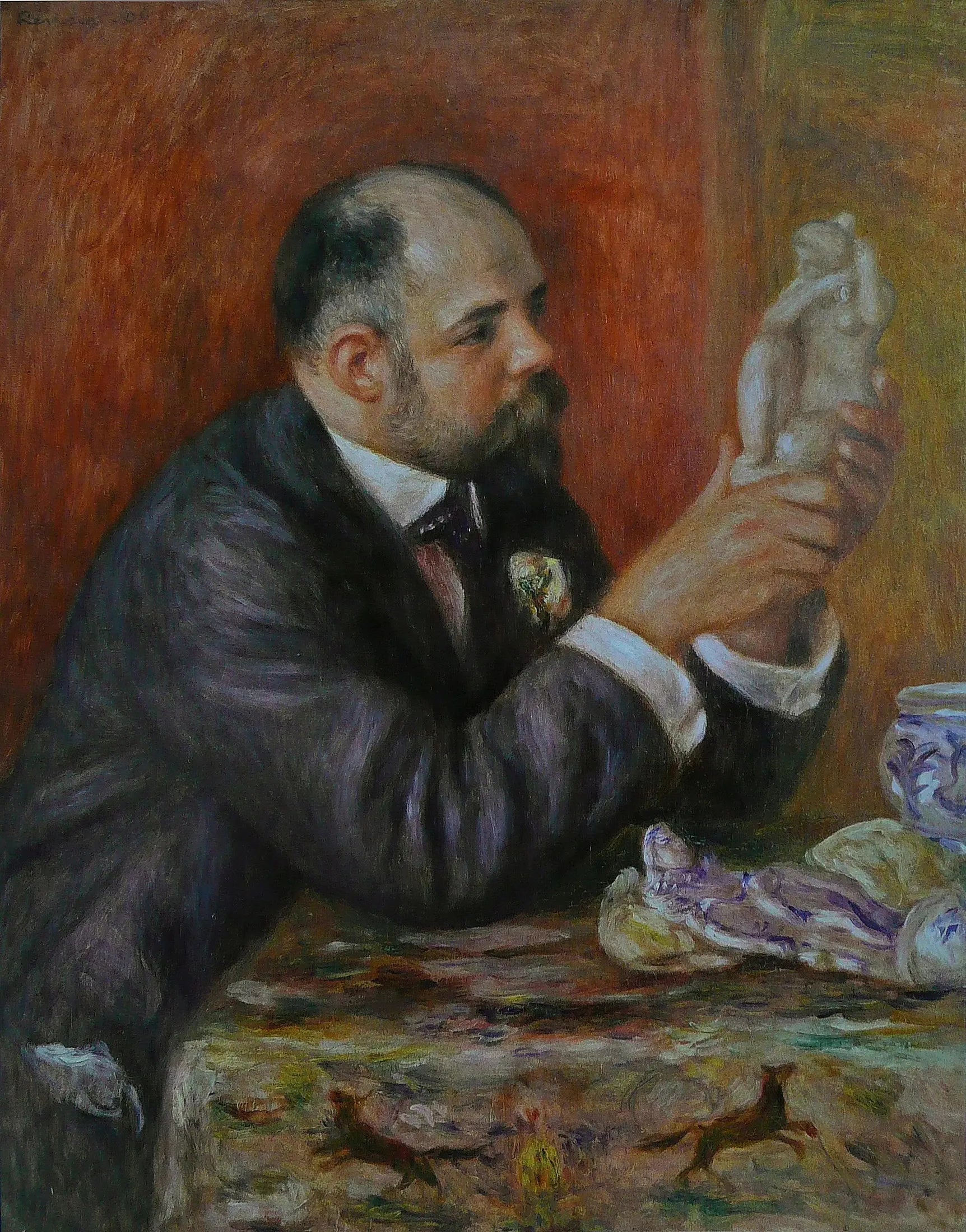 Ambroise Vollard - Pierre-Auguste Renoir image 1 reproduction artisanale de tableau