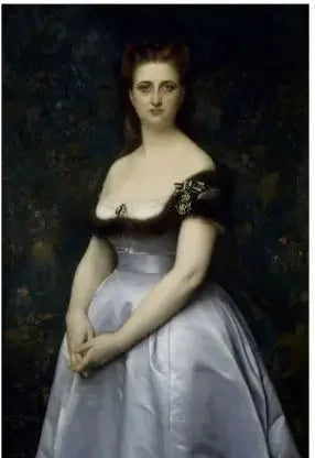 Amélia Césarée Carette - Alexandre Cabanel image 1 reproduction de peinture à l’huile