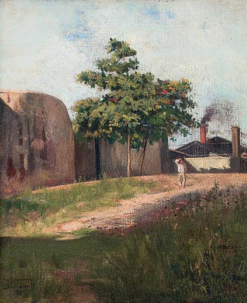 Amendoeira - Eliseu Visconti image 1 tableau peint à l’huile sur toile