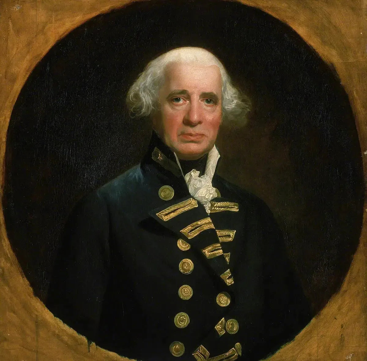 Amiral Richard Howe (1726–1799), 1er comte Howe - John Singleton Copley image 1 copie peinte à la main à l’huile