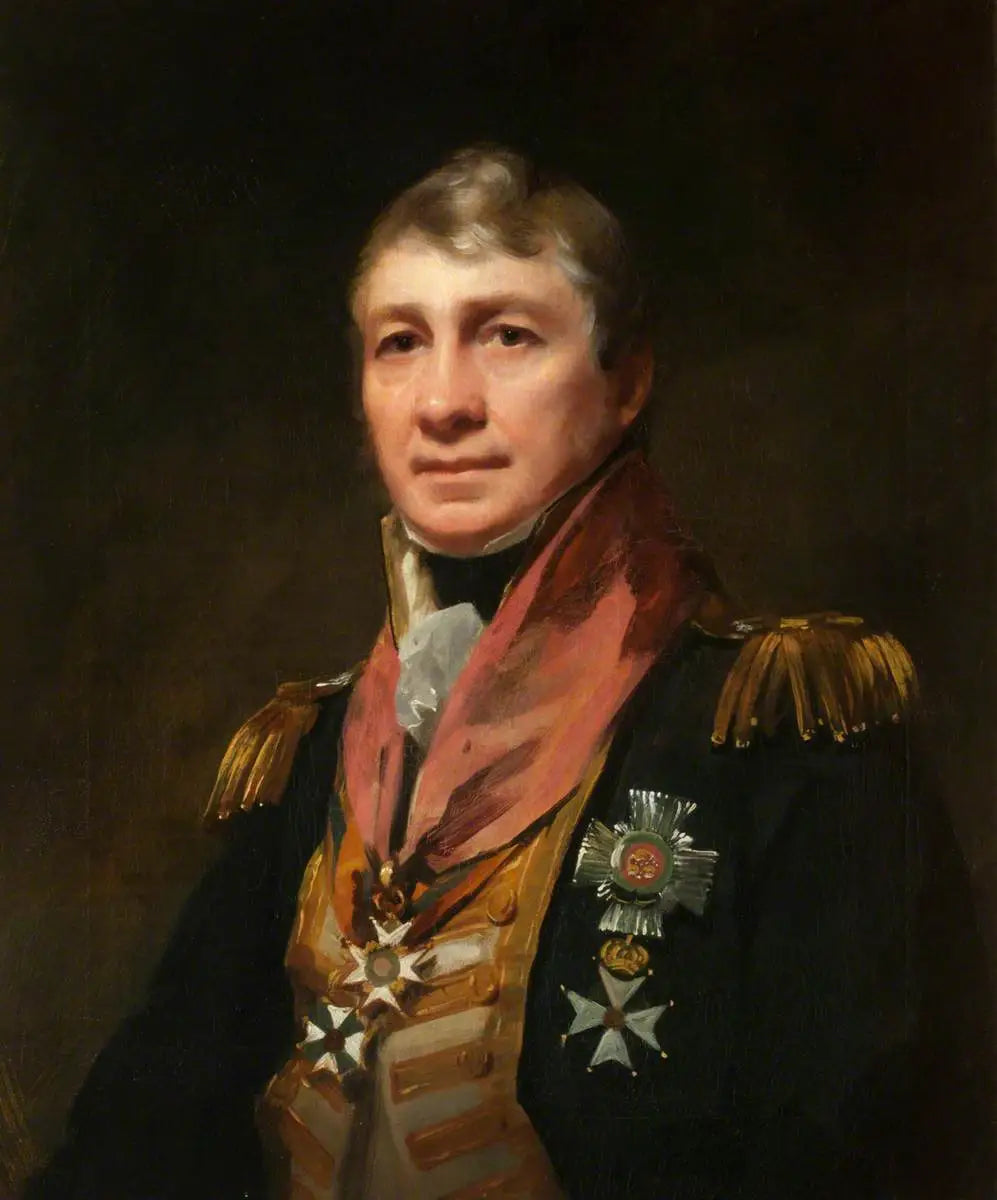 Amiral Sir David Milne (1763–1845) - Henry Raeburn image 1 reproduction d’œuvre d’art à l’huile