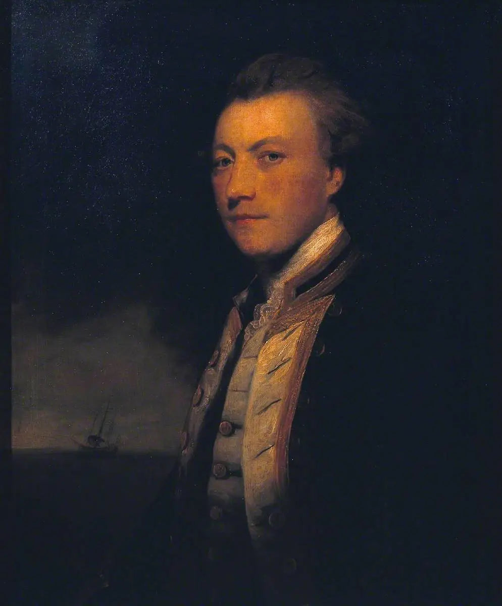 Amiral Sir Robert Kingsmill - Joshua Reynolds image 1 copie de tableau peinte à la main