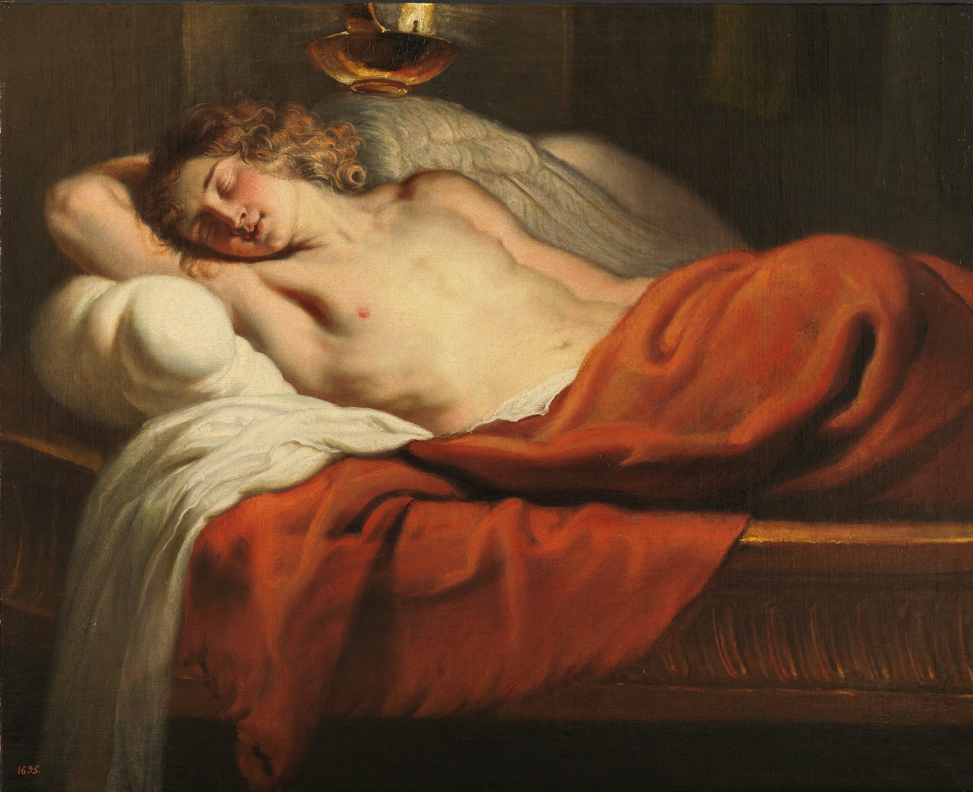 L'Amour endormi - Pierre Paul Rubens|Érasme Quellin le Jeune