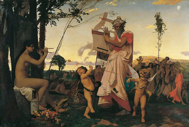 Anacréon, Bacchus et l'Amour - Jean-Léon Gérôme