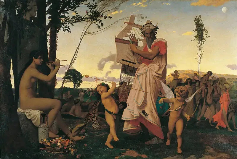 Anacréon, Bacchus et l'Amour - Jean-Léon Gérôme