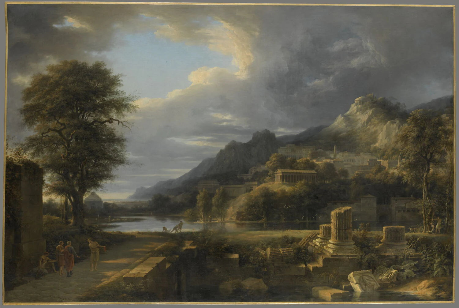 L'ancienne ville d'Agrigente - Pierre de Valenciennes