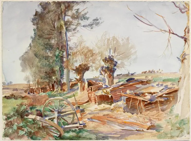 Anciens bivouacs - John Singer Sargent image 1 reproduction réalisée par Alpha Reproduction