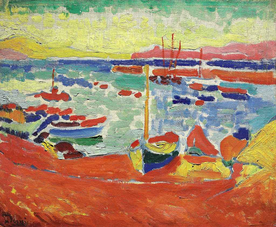 Bateaux à Collioure - André Derain