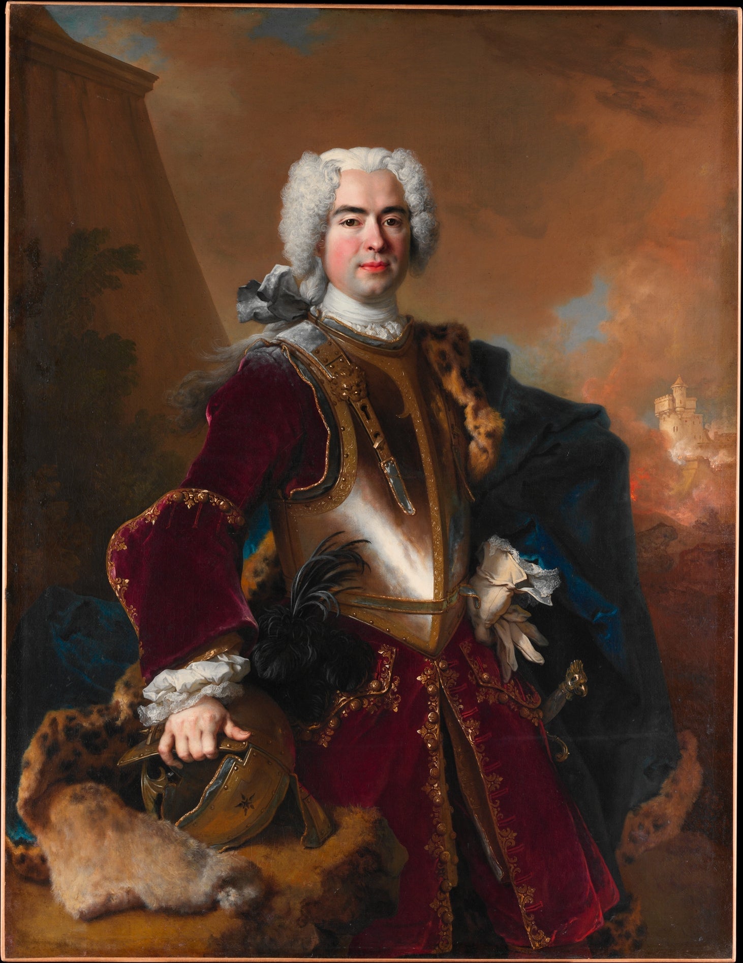 André François Alliages de Theys d'Herculais (1692-1779) - Nicolas de Largillière image 1 reproduction artisanale de tableau