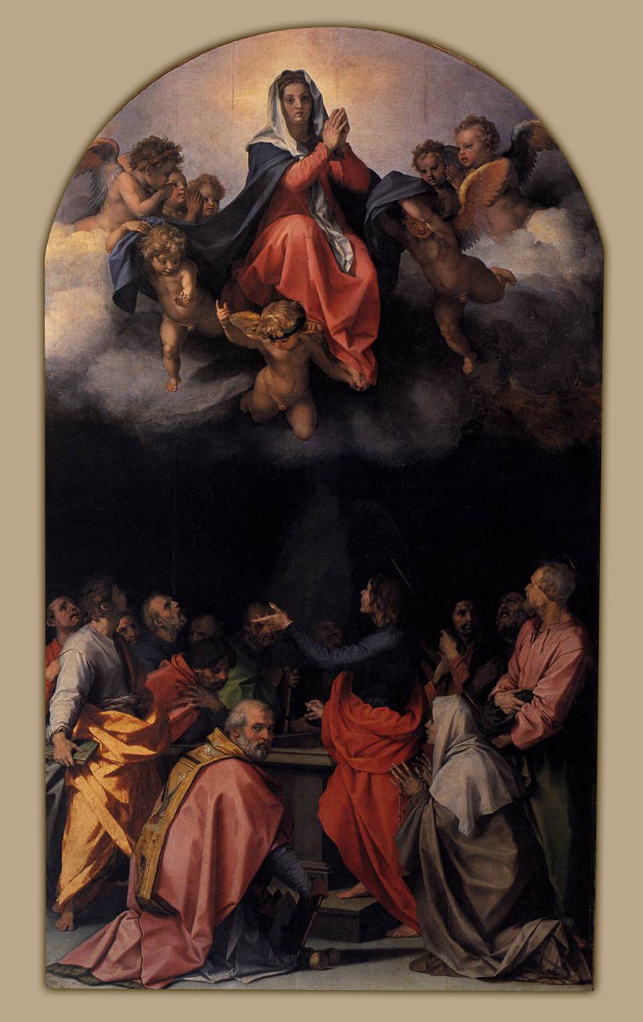 Assomption de la Vierge, dite Assomption Passerini - Andrea del Sarto