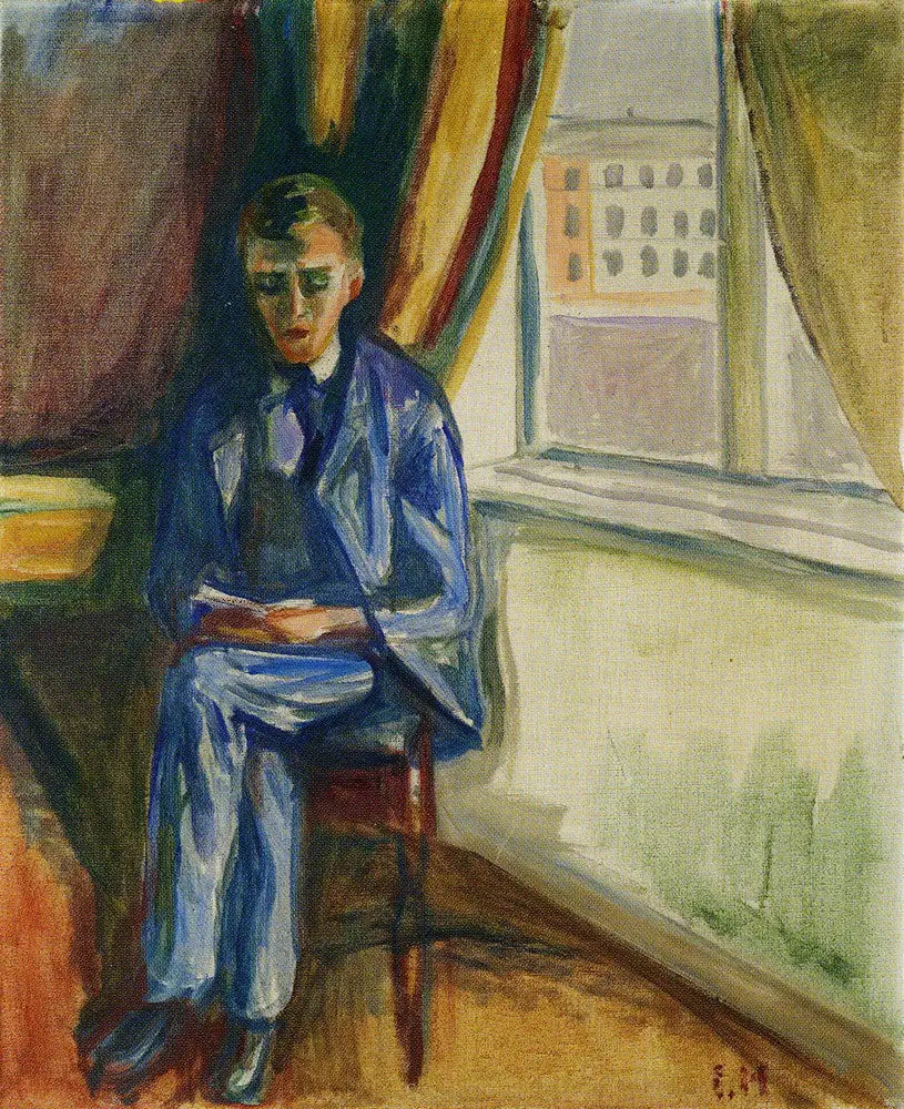 Andreas Lisant - Edvard Munch image 1 tableau peint à l’huile sur toile