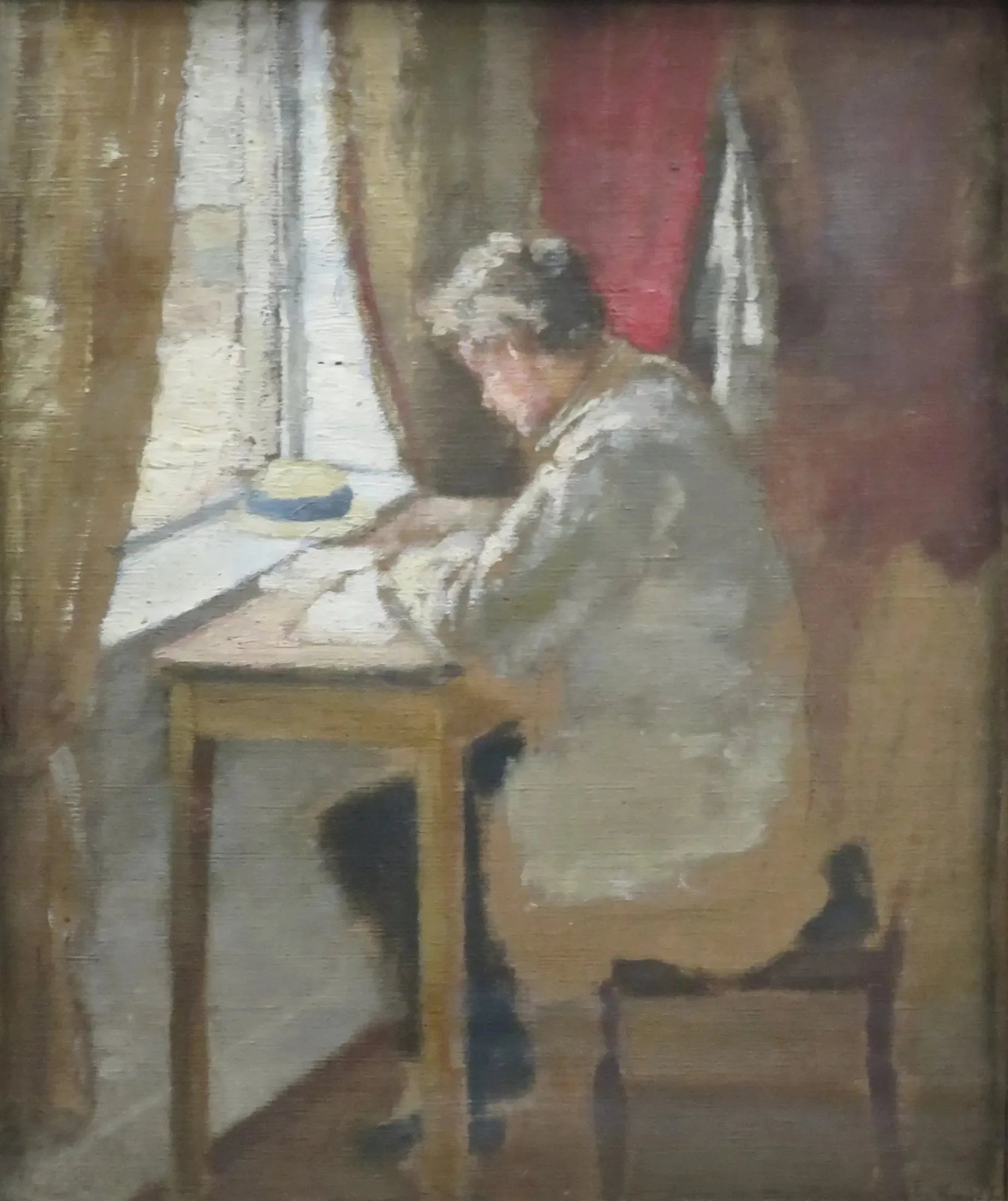 Andreas près de la fenêtre - Edvard Munch image 1 reproduction de peinture à l’huile