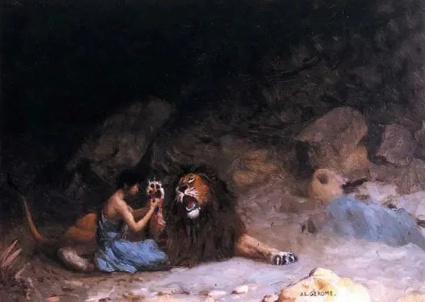 Androclès - Jean-Léon Gérôme image 1 reproduction de peinture à l’huile