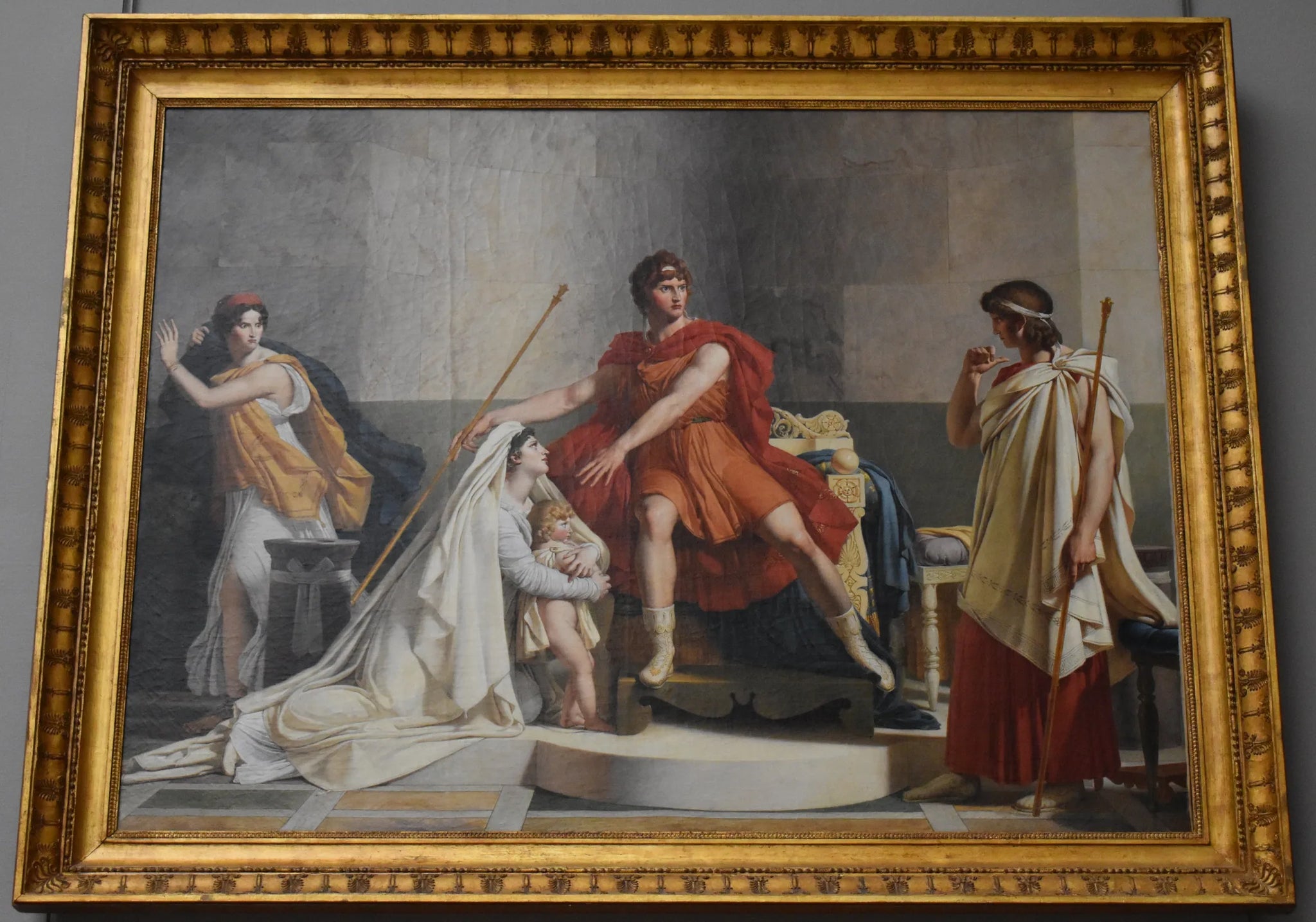 Andromaque et Pyrrhus - Pierre-Narcisse Guérin image 1 reproduction de peinture à l’huile