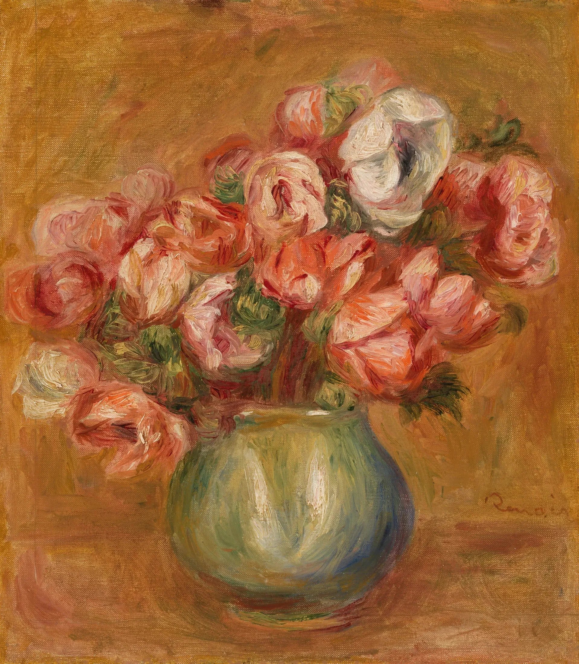 Anémones (Anémones) - Pierre-Auguste Renoir image 1 copie de tableau peinte à la main