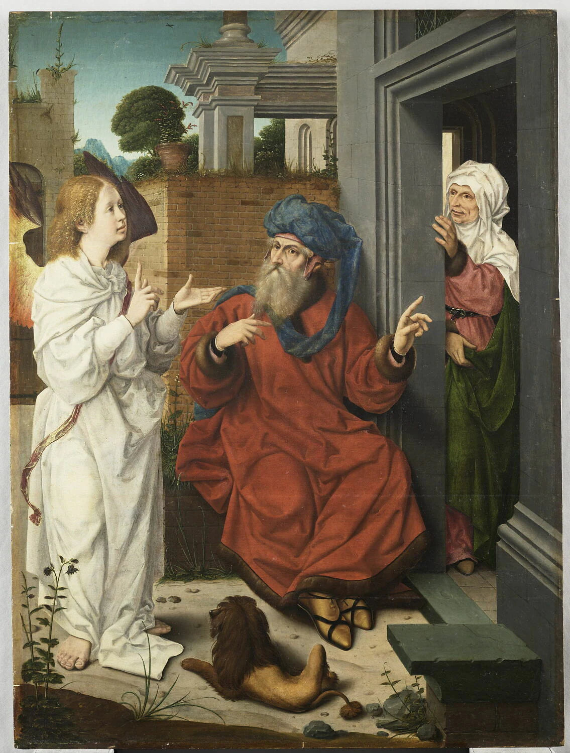L'Ange annonçant à Abraham la naissance d'un fils - Jan Provost