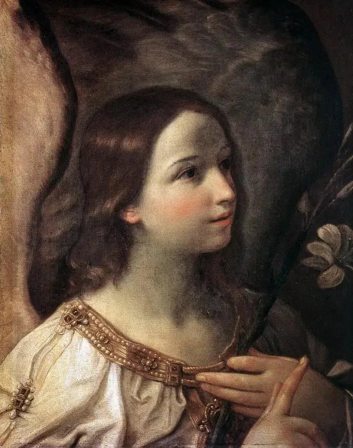 Ange de l'Annonciation - Guido Reni image 1 copie peinte à la main à l’huile