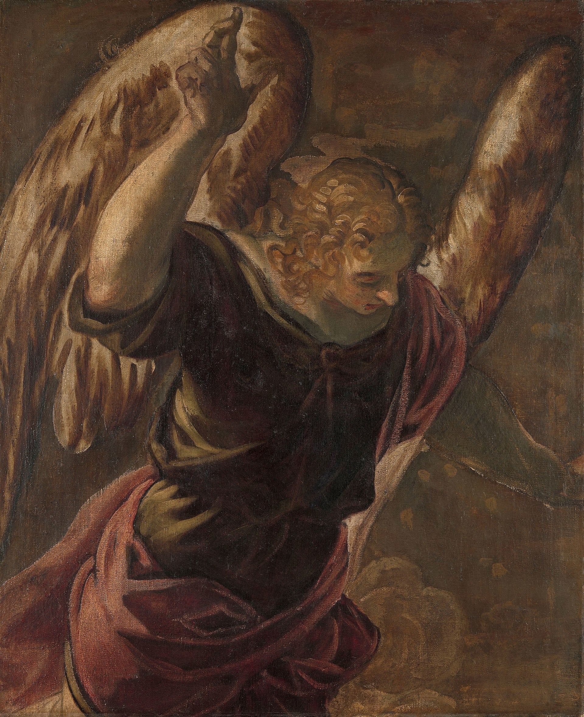 Ange de l'Annonciation - Jacopo Tintoretto image 1 tableau peint à l’huile sur toile