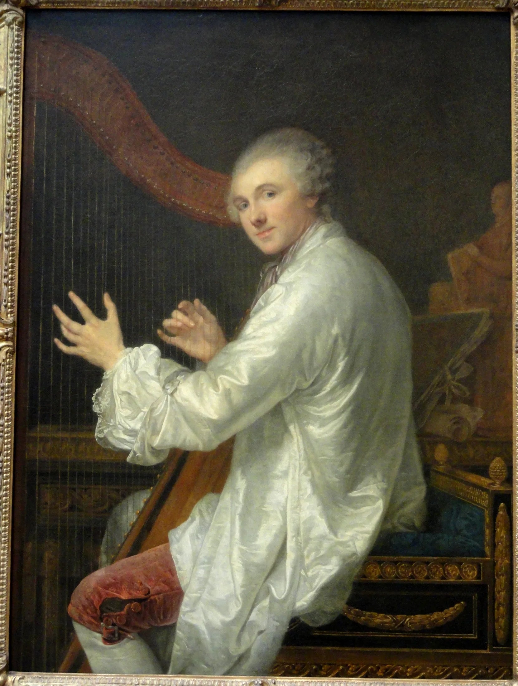 Ange Laurent de La Live de Jully - Jean-Baptiste Greuze image 1 reproduction de peinture à l’huile