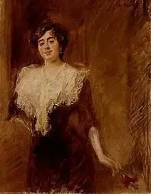 Angela von Tschudi - Max Slevogt image 1 reproduction artisanale de tableau