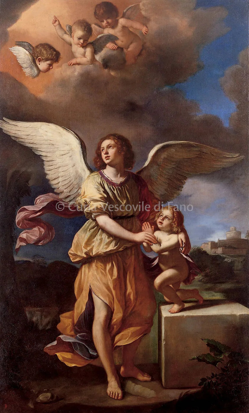 Angelo custode - Guercino image 1 reproduction réalisée par Alpha Reproduction